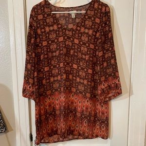 Hinge warn neutrals tunic